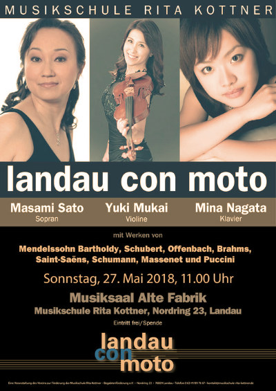 Concert Mina Nagata, Yuki Mukai, Masami Sato