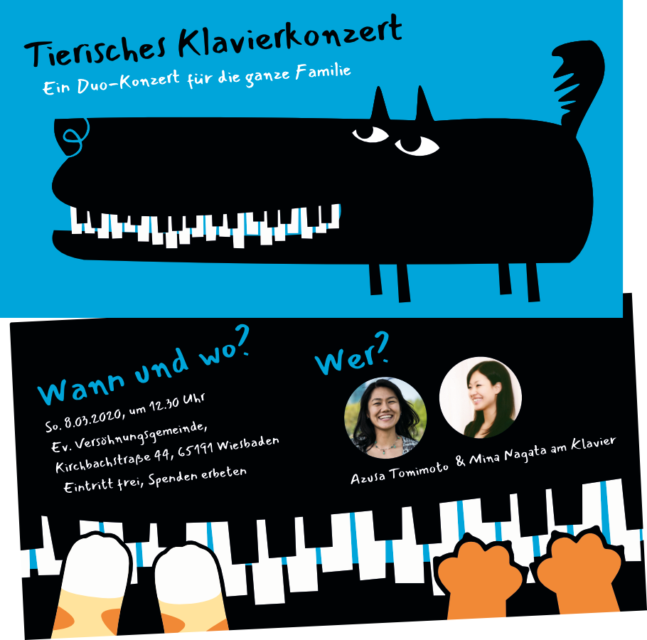 Tierisches Klavierkonzert – ein Duo-Konzert für die ganze Familie